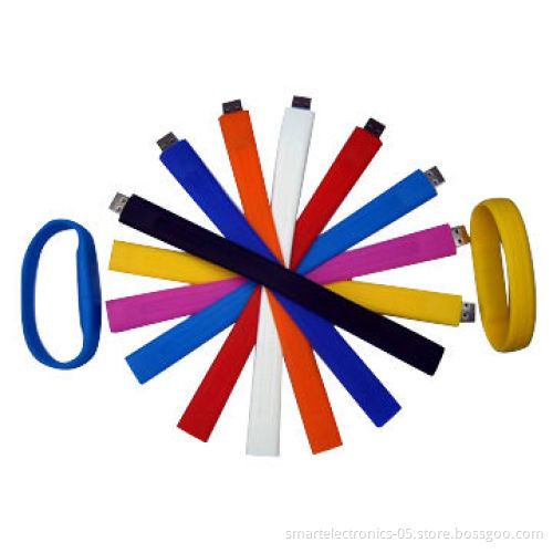 Wristband USB flash drives, 64MB-128GB, free package, printing, high speed, 3-year warranty